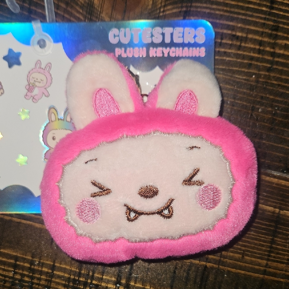 Cutesters Plush Keychain Labubu Monsters Inspired NWOT